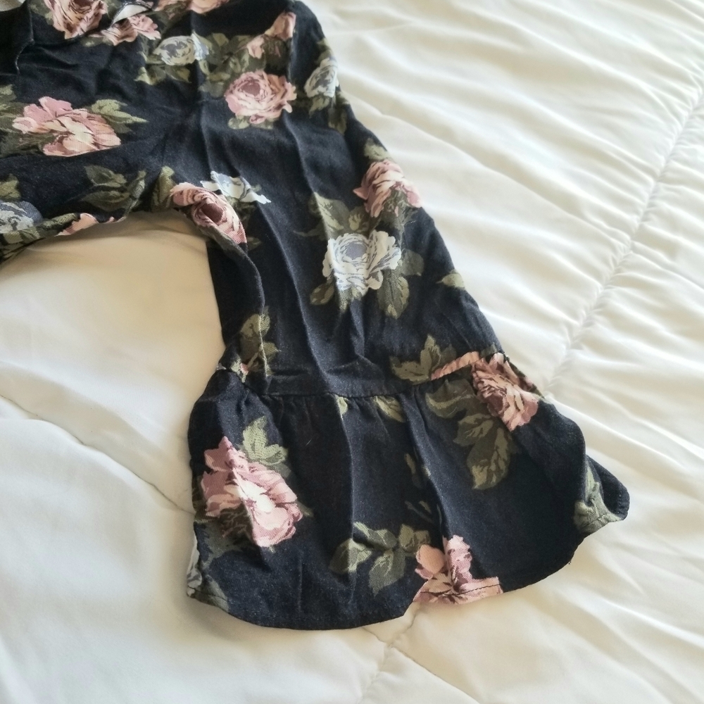 A&F Romantic Ruffles & Roses Romper - Picture 3 of 4